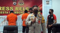 polres-narkoba Kapolresta Pulau Ambon dan PP Lease, Kombes Leo Surya Nugraha Simatupang