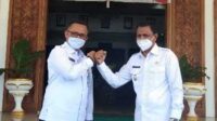 tamnge-bnn Kepala BNN Provinsi Maluku Brigadir Jenderal (Pol) MZ Muttaqien bersama Wakil Wali Kota Tual, Usman Tamnge