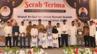 WAKAF AL’QURAN DAN SANTUNAN KEPADA 200 ANAK YATIM PIATU