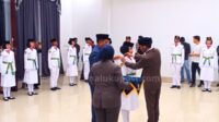 Pengukuhan Paskibra Kota Tual Tahun 2026